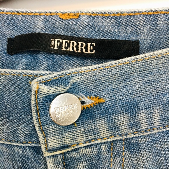 Gianfranco Ferre Medium Wash Bootcut Jeans - Picture 6 of 8